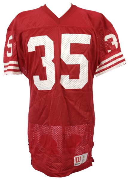 1987 Del Rodgers San Francisco 49ers Game Worn Home Jersey (MEARS LOA)