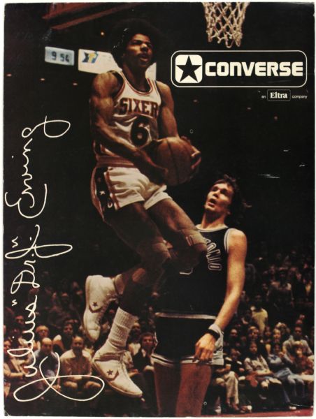1976-79 Julius Erving Philadelphia 76ers 18" x 24" Converse Broadside