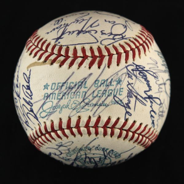 1972 Boston Red Sox Team Signed OAL Cronin Baseball w/ 31 Signatures Including Carl Yastrzemski, Bill Lee, Luis Aparicio & More (JSA)