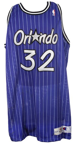 1995-96 Shaquille ONeal Orlando Magic Jersey (MEARS LOA)