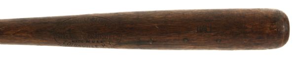 1921-31 Hall H&B Louisville Slugger Professional Model Game Used Bat (MEARS LOA)