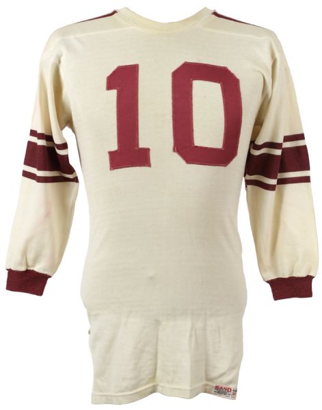1960s #10 Durene Game Worn Football Jersey (MEARS LOA)