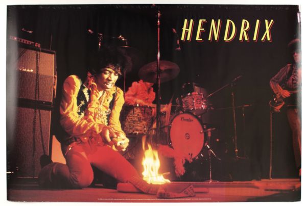 1990s Jimi Hendrix Poster Collection - Lot of 2
