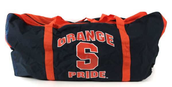 2006 Chris Thorner Syracuse Orangemen Game Used Jumbo Football Travel Bag