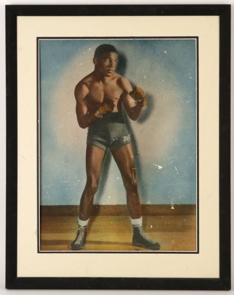1930s-40s Sugar Ray Robinson 21" x 26" Framed Print