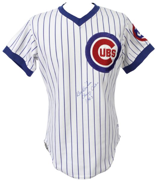 1983 Bill Buckner Chicago Cubs Signed Game Worn Home Jersey (MEARS LOA)