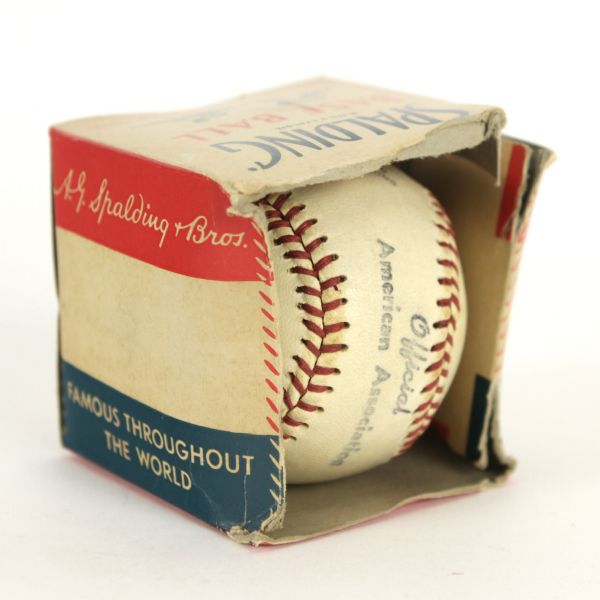 1946-48 Wilson Official American Association Frank Lane Baseball w/ Original Box