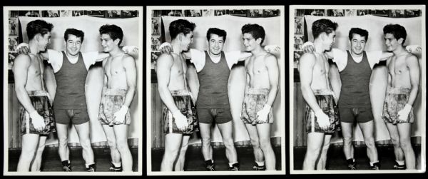 1947-84 Rocky Graziano World Middleweight Champion Original Photos - Lot of 29