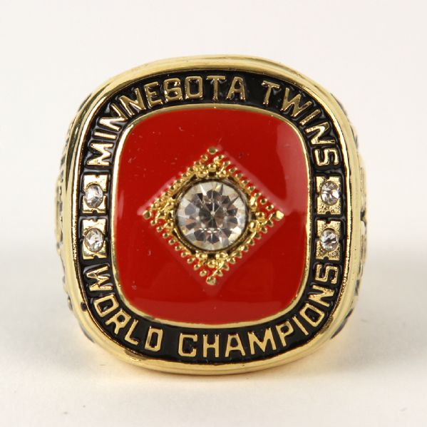 1991 Kirby Puckett Minnesota Twins High Quality Replica World Series Ring 