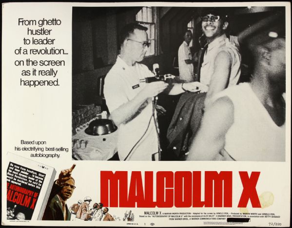 1972 Malcolm X 11" x 14" Lobby Card Collection - Lot of 3 