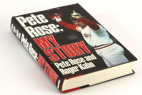 1989 Pete Rose Cincinnati Reds Signed My Story Hardcover Book (JSA)