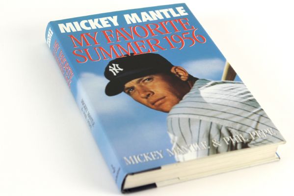 1991 Mickey Mantle New York Yankees Signed My Favorite Summer Hardcover Book (JSA)