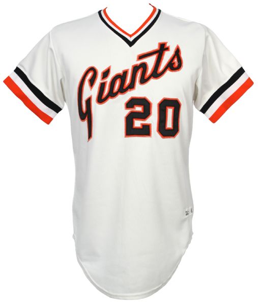 1981 Frank Robinson San Francisco Giants Manager Game Worn Home Jersey (MEARS LOA)