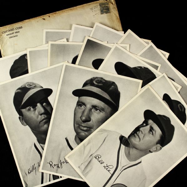 1939 Chicago Cubs Team Picture Pack Complete Set (25) w/ Original Envelope