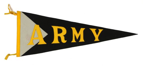 1950s circa Army Full Size 29" Pennant