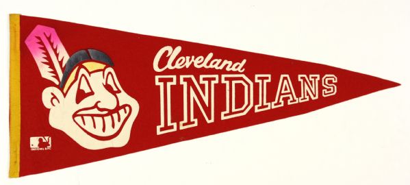1969 Cleveland Indians Full Size 29" Pennant