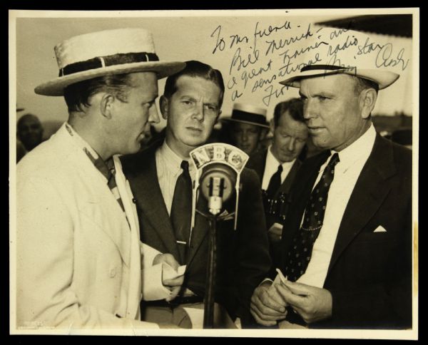 1960s circa Bing Crosby Signed & Inscribed 7.5" x 9.5" Photo (JSA)