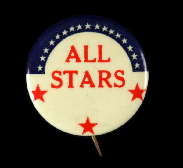 1950s-60s circa All Star 1.75" Pinback Button