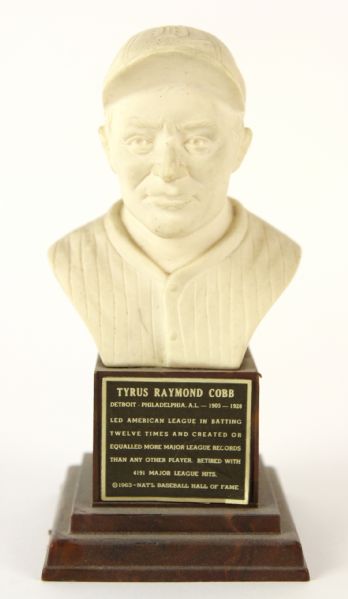 1963 Ty Cobb Detroit Tigers 6" Hall of Fame Bust 