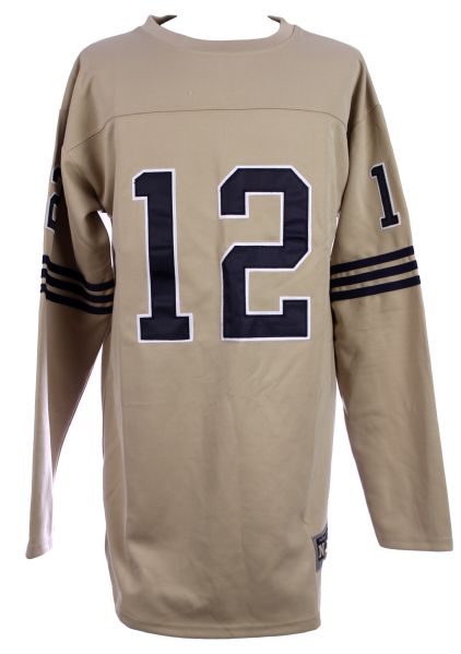 2000s Roger Staubach Naval Academy Signed Mitchell & Ness Jersey (PSA/DNA)