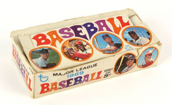 1969 Topps Baseball Empty Wax Box 