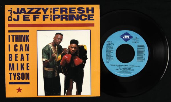 1989 DJ Jazzy Jeff & The Fresh Prince I Think I Can Beat Mike Tyson 7" Single & Factory Sealed Cassette Sealed