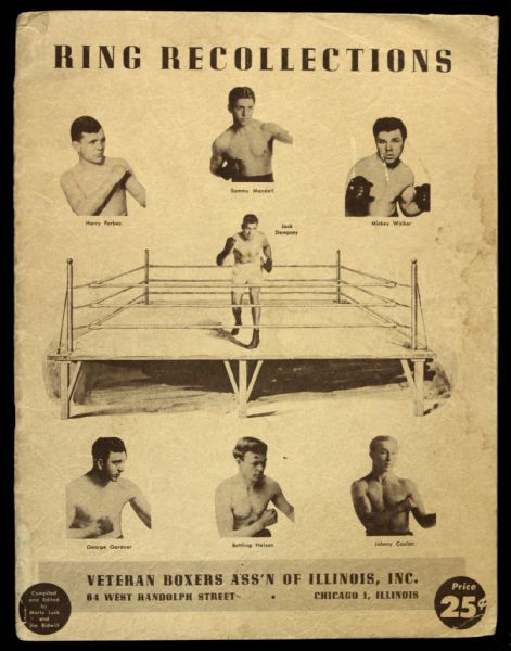 1945 Ring Recollections Veteran Boxers Association of Illinois Yearbook