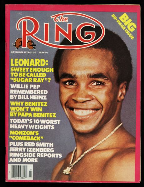 1979-88 Ring Magazine Lot of 74 Issues LaMotta Hagler Holmes Duran Tyson Foreman Hagler Hearns Leonard