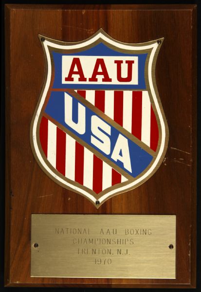 1970 AAU National Boxing Championships 6" x 9" Plaque