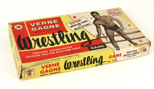 1960s Verne Gagne World Champion Wrestling Board Game
