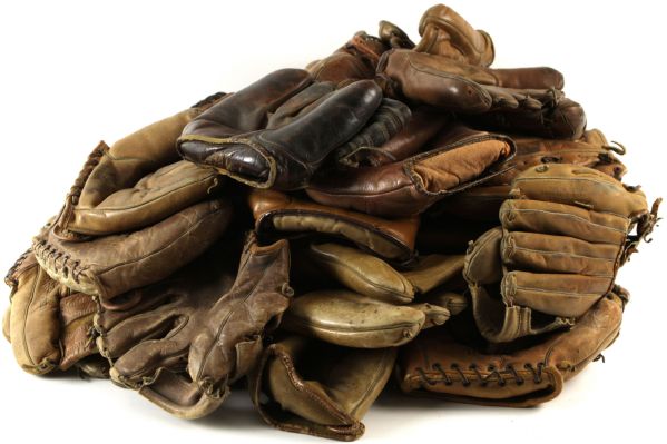 1940s-80s Store Model Player Endorsed Glove Collection - Lot of 34 w/ Mickey Mantle, Sandy Koufax, Mike Schmidt  & More