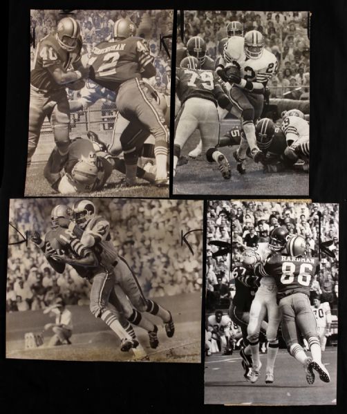 1970-74 San Francisco 49ers Original Photography Collection - Lot of 17