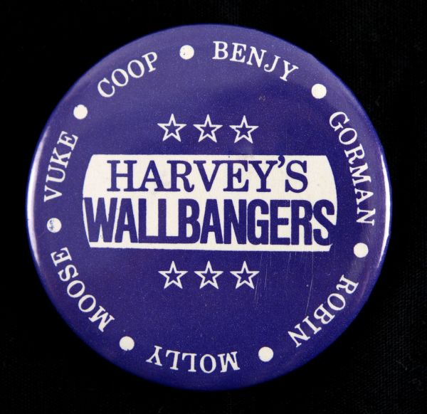 1982 Milwaukee Brewers Harveys Wallbangers 2" Pinback Button