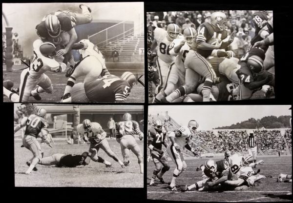 1963-68 Cleveland Browns San Francisco 49ers Original Photography Collection - Lot of 13