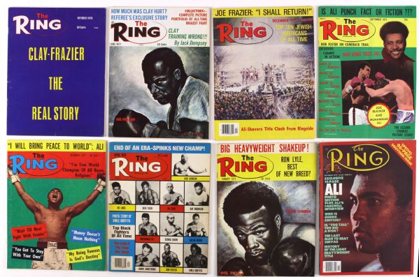 1970-79 Massive Ring Magazine Collection - Lot of 822 