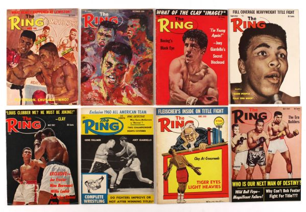 1960s Massive Ring Magazine Collection - Lot of 645