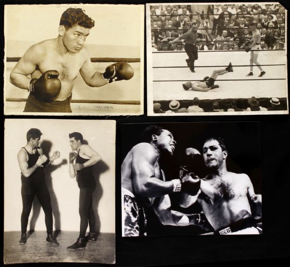 1890s circa-1983 Lot of 65 Boxing Photos Joe Butler Hagler Dempsey Foreman Marciano Ali