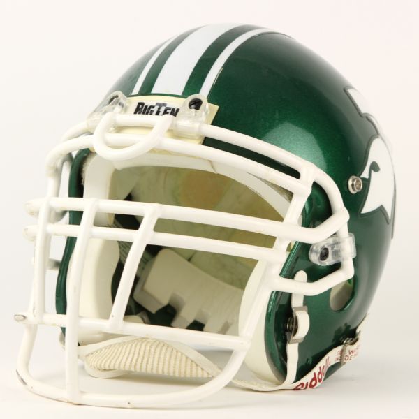 1995-2000 Michigan State Spartans Game Worn Football Helmet (MEARS LOA)