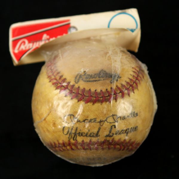1950s Mickey Mantle New York Yankees Rawlings Official League 20C Baseball w/ Original Packaging