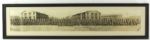 1917-18 WW1 Army Company A 379th Infantry First-Fourth Platoon 6.5" x 41" Framed Panoramic Photo