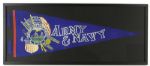 1916-18 WW1 Army & Navy "Our Army & Navy Forever U.S.A" 16" x 39" Framed Felt Pennant