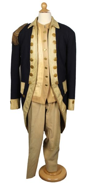 1876 George Washington Centennial Exhibition Complete Outfit - Jacket, Vest, Trousers w/Epualette