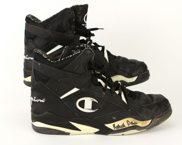 1990-93 circa Robert Parish Boston Celtics Signed Game Worn Champion Shoes (MEARS LOA/JSA)