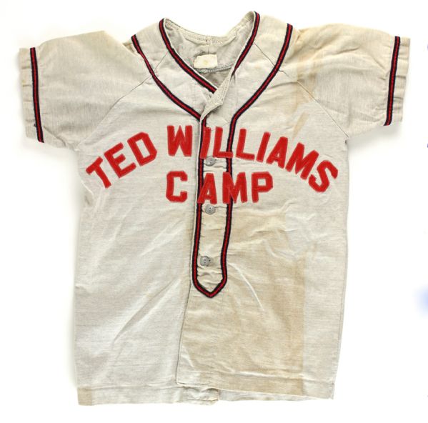 1960s Ted Williams Camp Sears & Roebuck Youth Baseball Jersey 