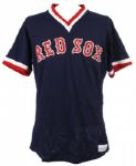 1989-91 Mike Greenwell Boston Red Sox Batting Practice Jersey (MEARS LOA)