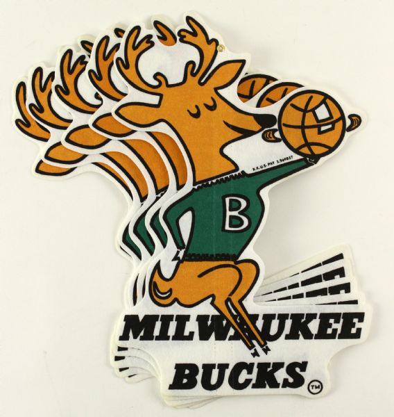 1980s Milwaukee Bucks Bango 17 1/2" Pennant Collection - Lot of 5