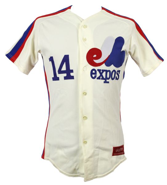 1984 Pete Rose Montreal Expos Home Jersey 