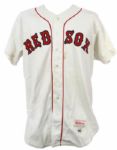 1986 George Scott Boston Red Sox Old Timers Game Worn Home Uniform (MEARS LOA)