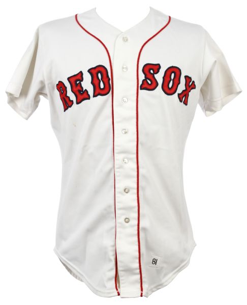 1981 #8 Red Sox Game Worn Home Jersey