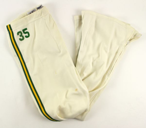 1981-83 Charles Bradley Boston Celtics Game Worn Warm Up Pants (MEARS LOA)